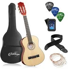 Ashthorpe 30-Inch Beginner Acoustic Guitar Starter Package