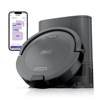 Shark PowerDetect 2-in-1 Robot Vacuum and Mop with NeverTouch Pro Base