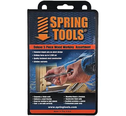 spring tools WWA1105 Deluxe 5 Piece Wood Workers Set